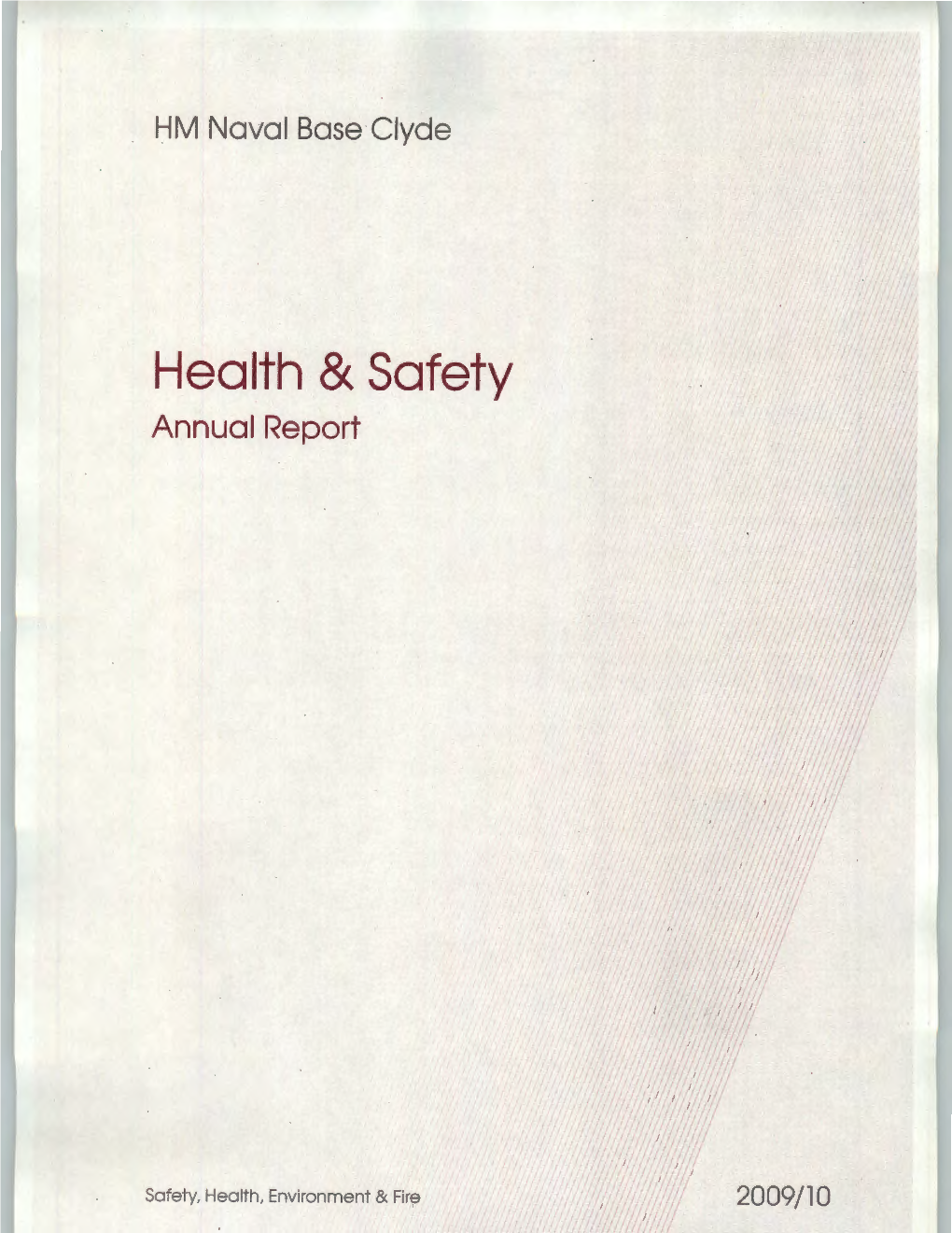 HMNB Clyde Health and Safety Report 2009-10