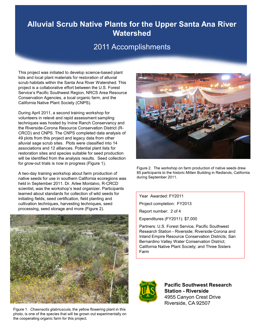 Title Text Here Watershed 2011 Accomplishments