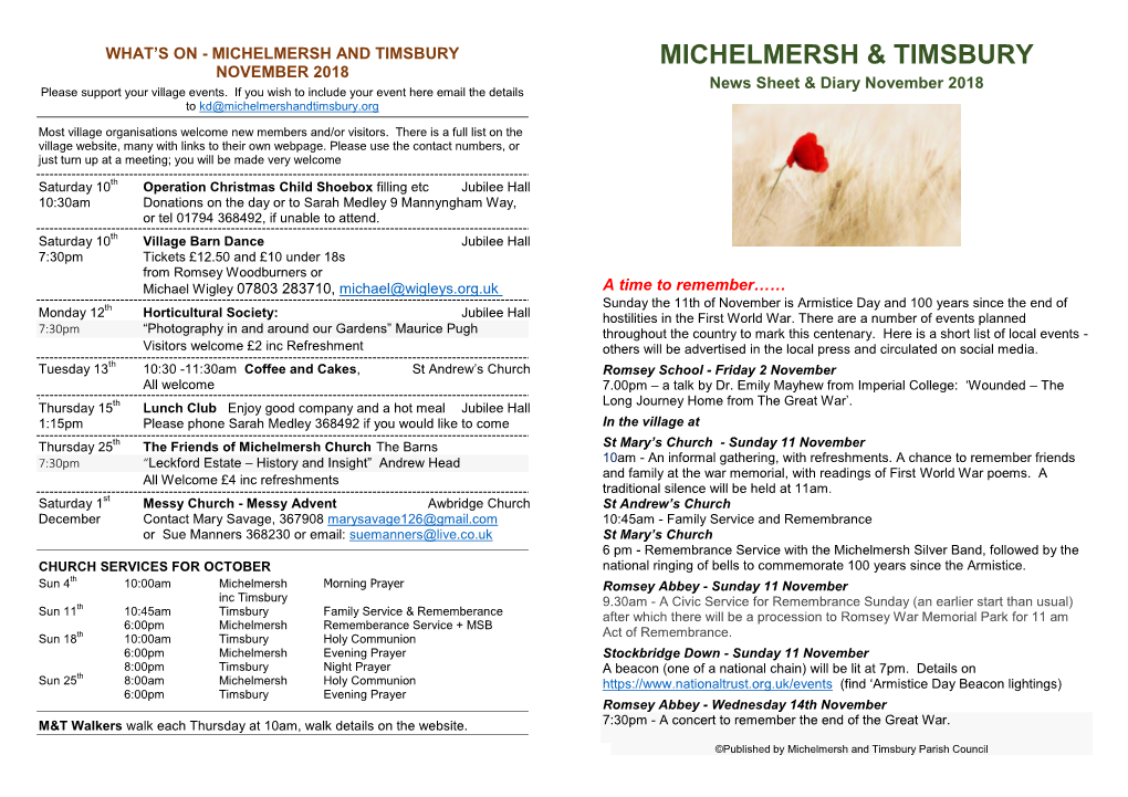 Michelmersh & Timsbury