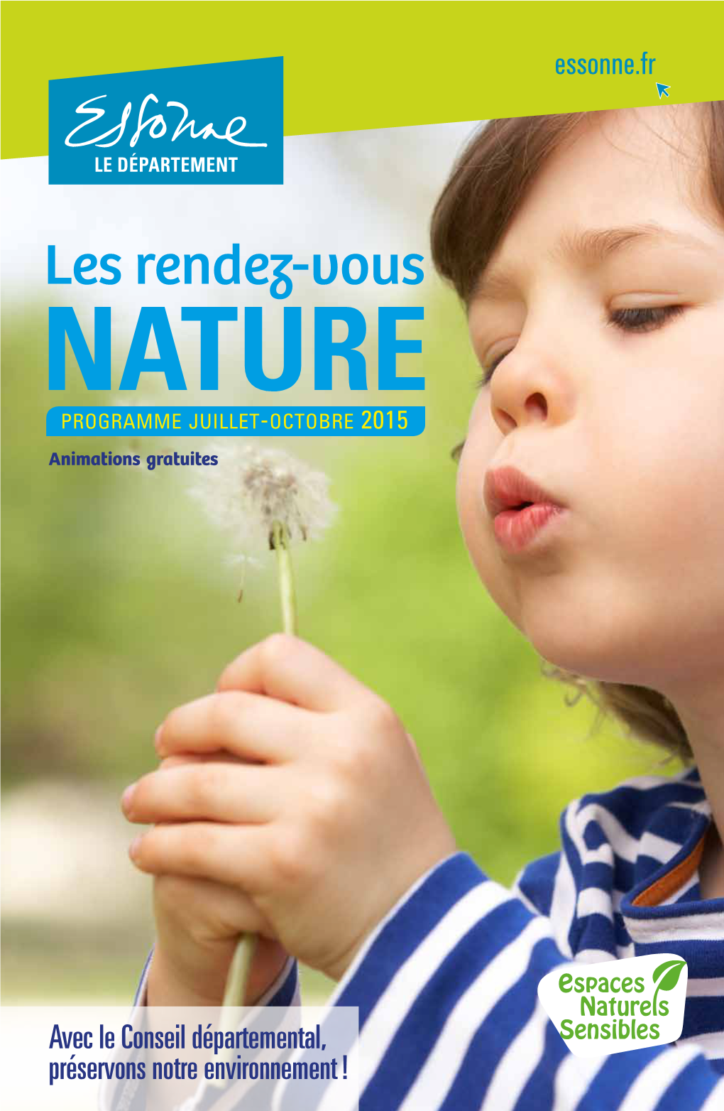 Nature Programme Juillet-Octobre 2015 Animations Gratuites