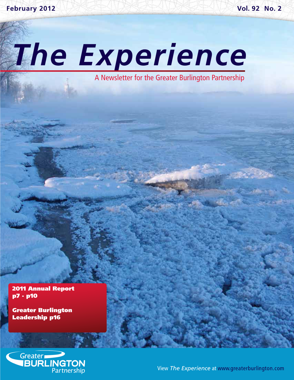The Experience a Newsletter for the Greater Burlington Partnership