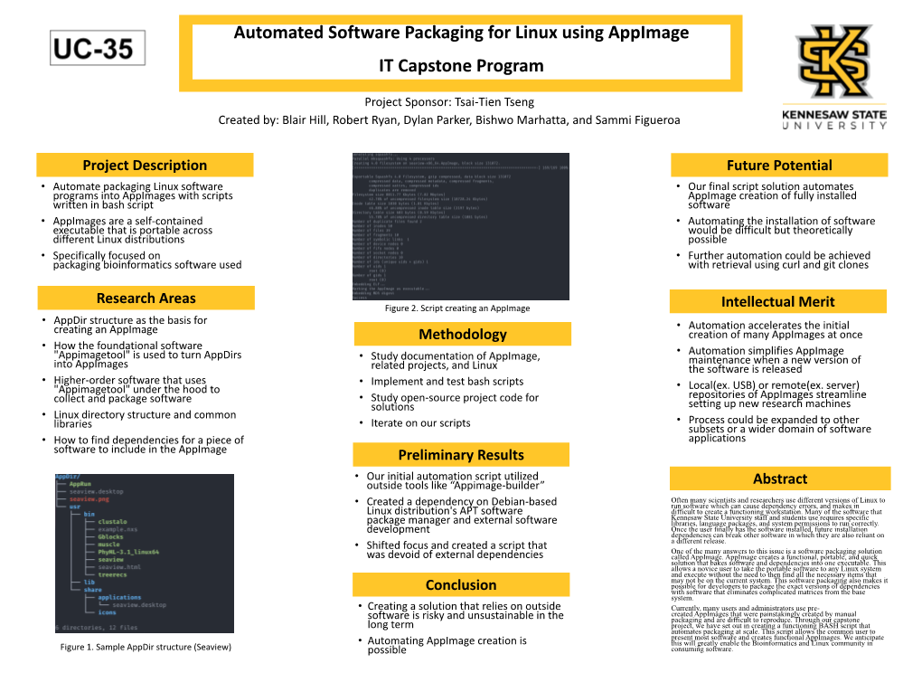 UC-35 Development of an Automated Software Packaging Solution for Linux