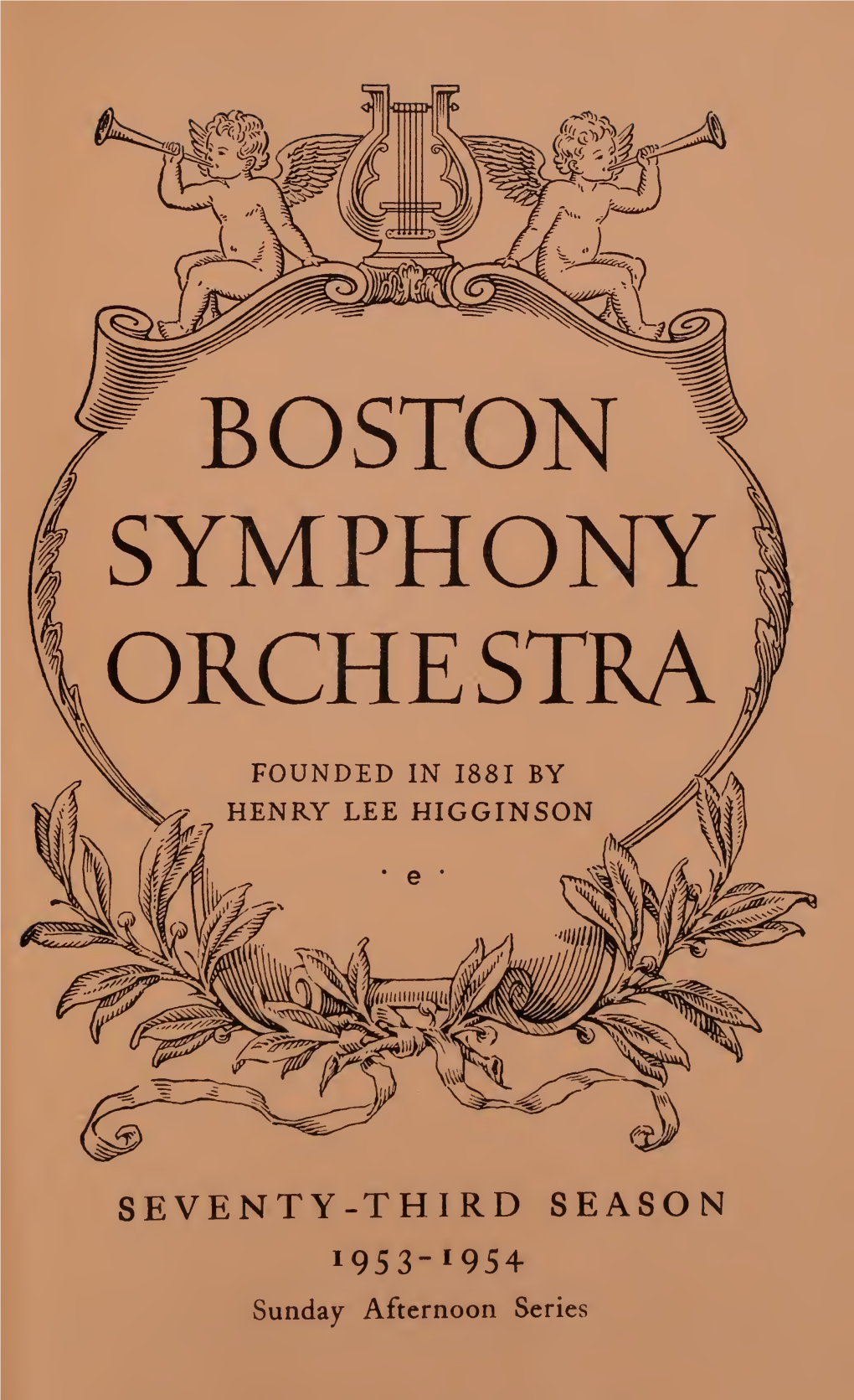 Boston Symphony Orchestra Concert Programs, Season 73, 1953-1954, Subscription
