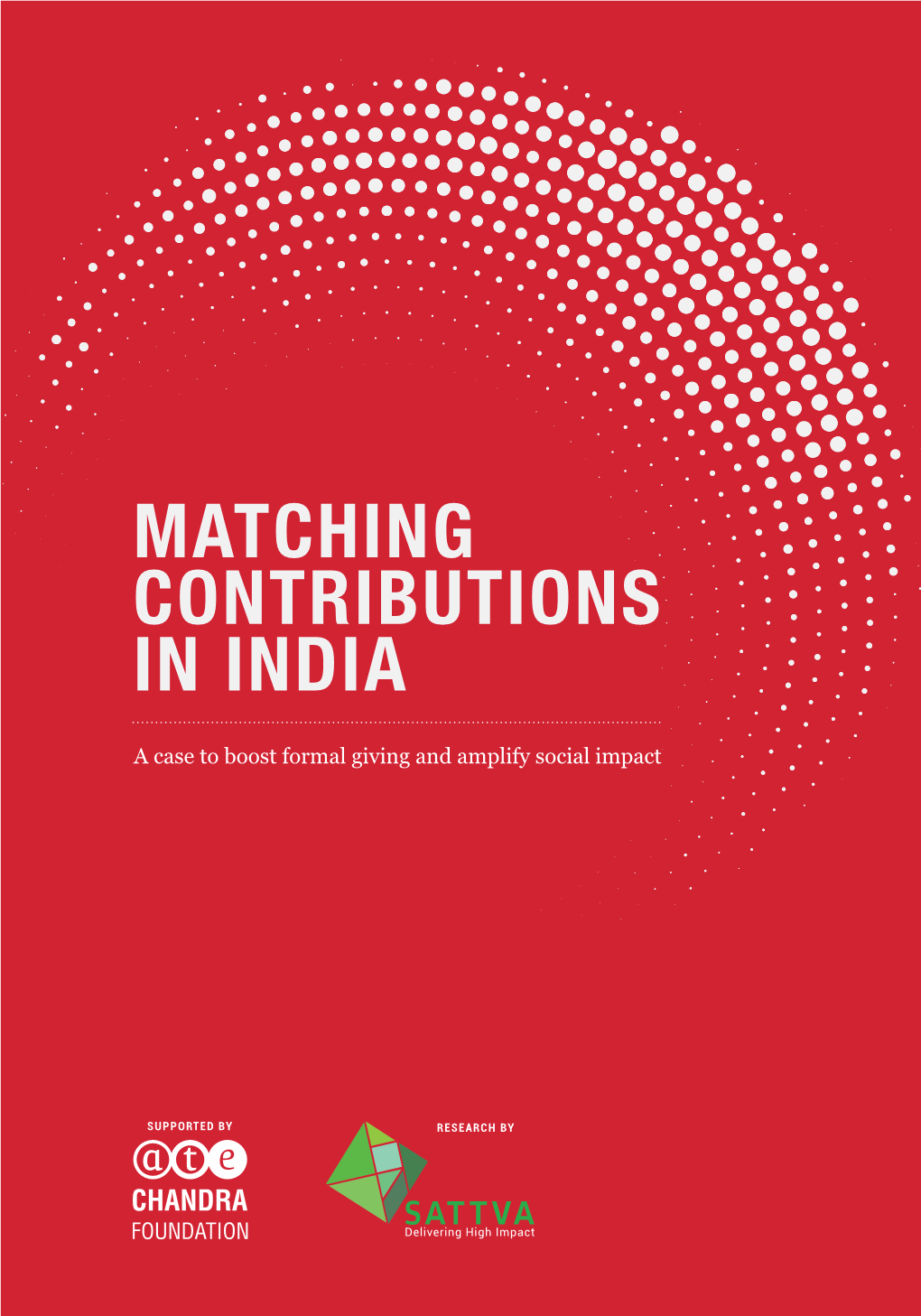 Sattva Publications Report ATE Matching Contributions in India