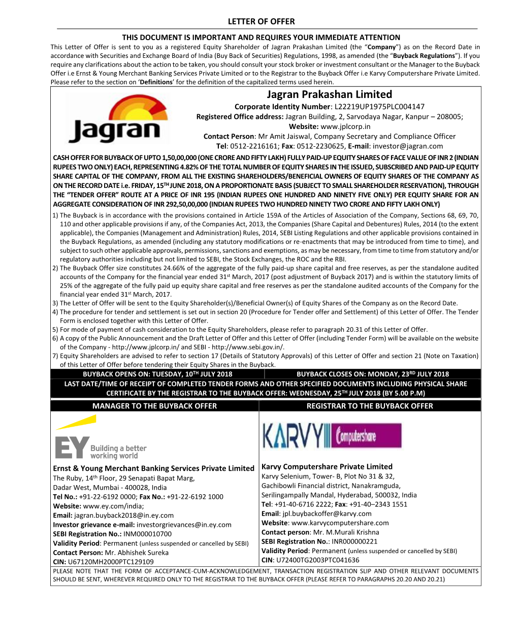 Jagran Prakashan Limited