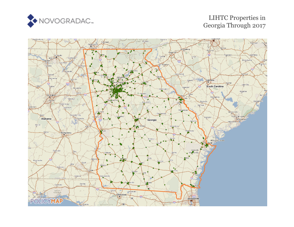 Georgia Through 2017 LIHTC Properties in Georgia Through 2017