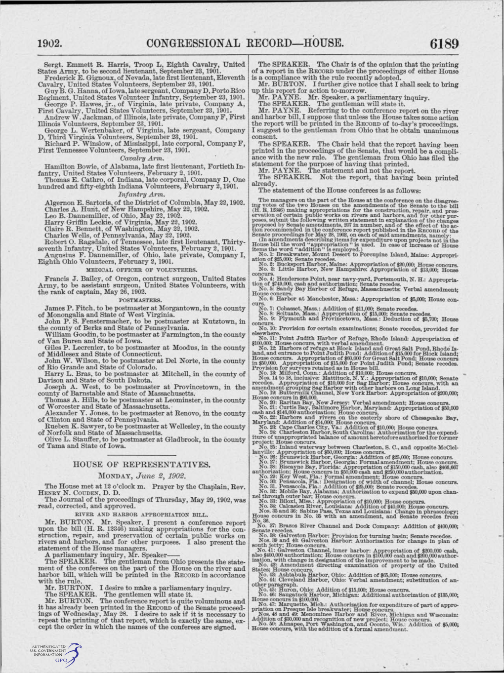 Congressional Record-House. 6189