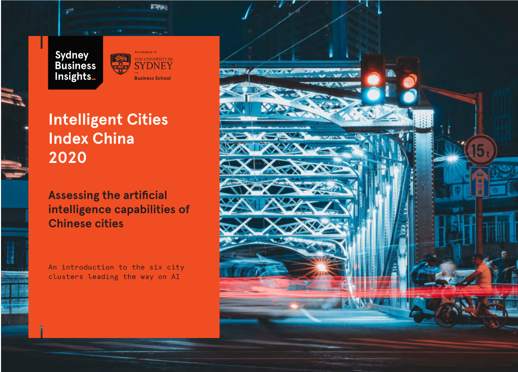 Intelligent Cities Index China 2020