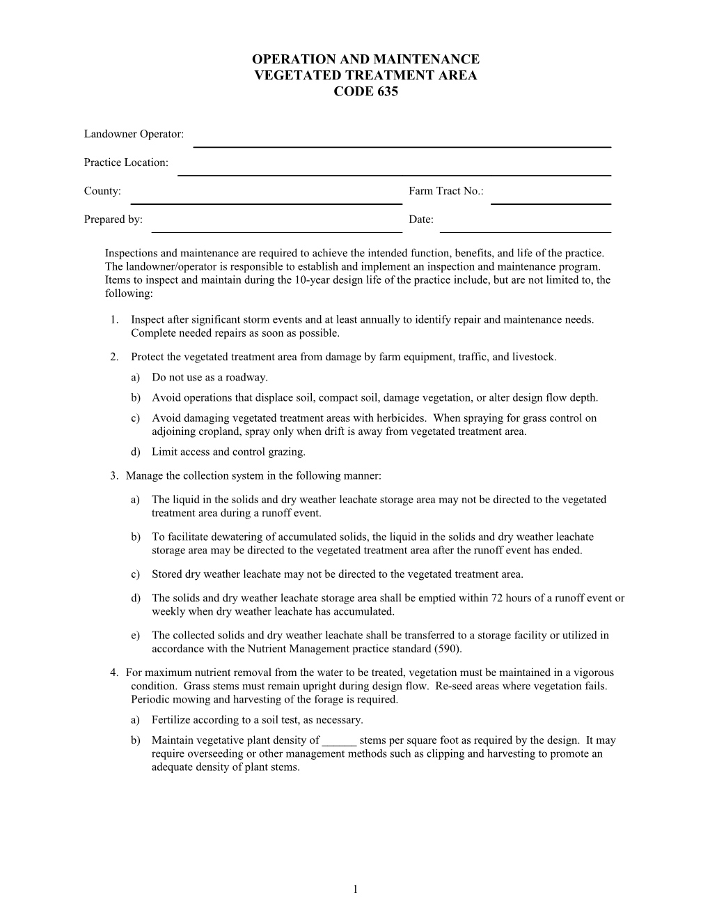 Filter Strip, Animal Waste Mgmt