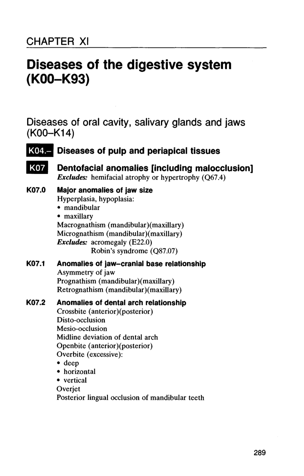 Diseases of the Digestive System (KOO-K93)