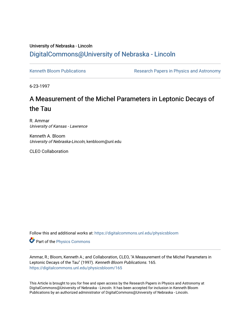 A Measurement of the Michel Parameters in Leptonic Decays of the Tau