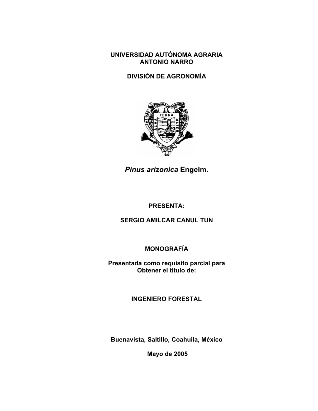 Universidad Autónoma Agraria Antonio Narro