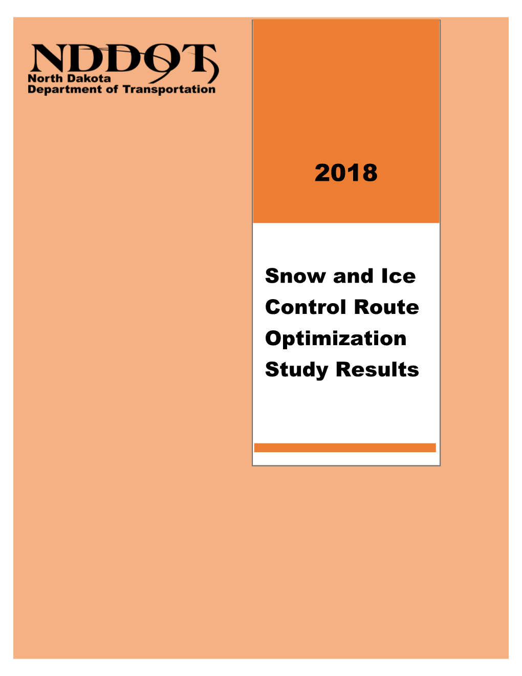 Snow and Ice Control Route Optimization Study Results