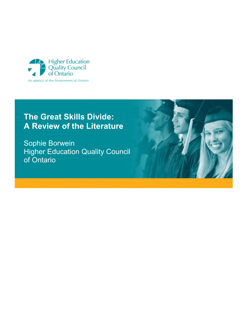 The Great Skills Divide: a Review of the Literature