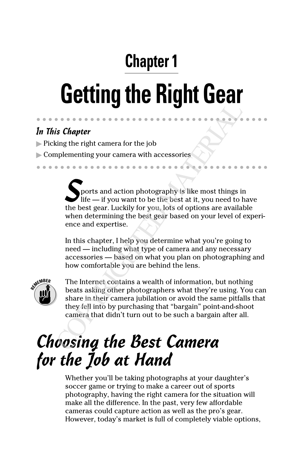 Getting the Right Gear