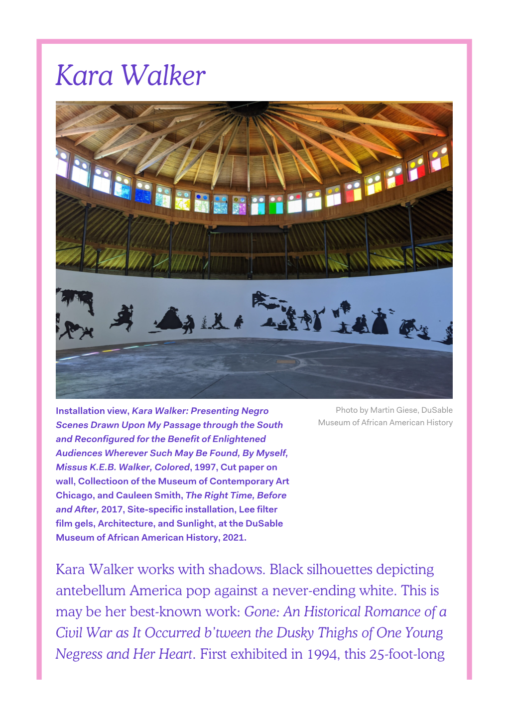 Kara Walker | Toward Common Cause