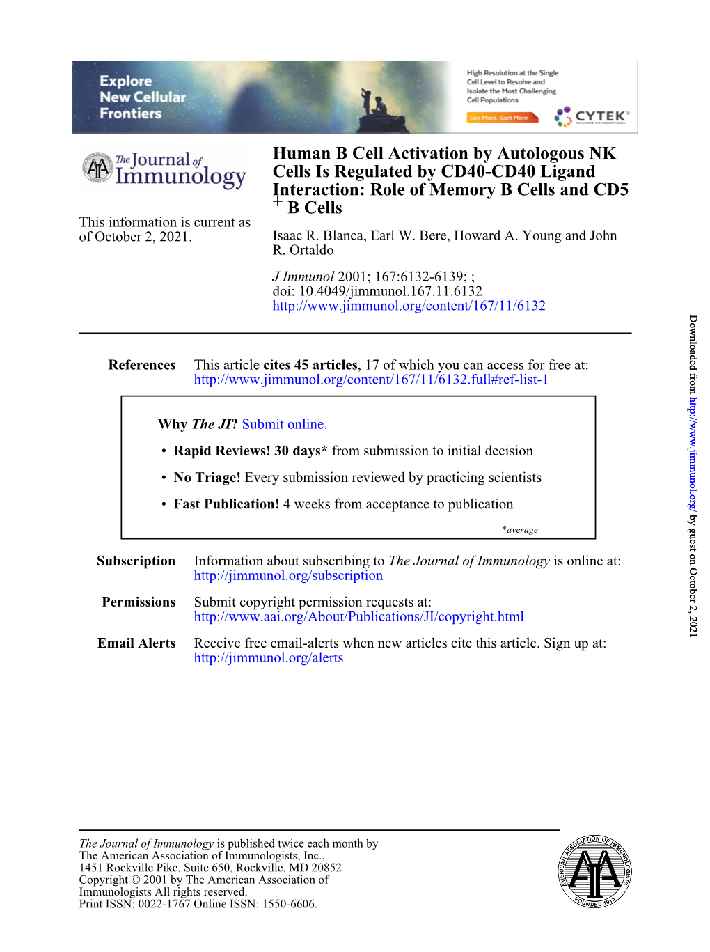 B Cells + Interaction