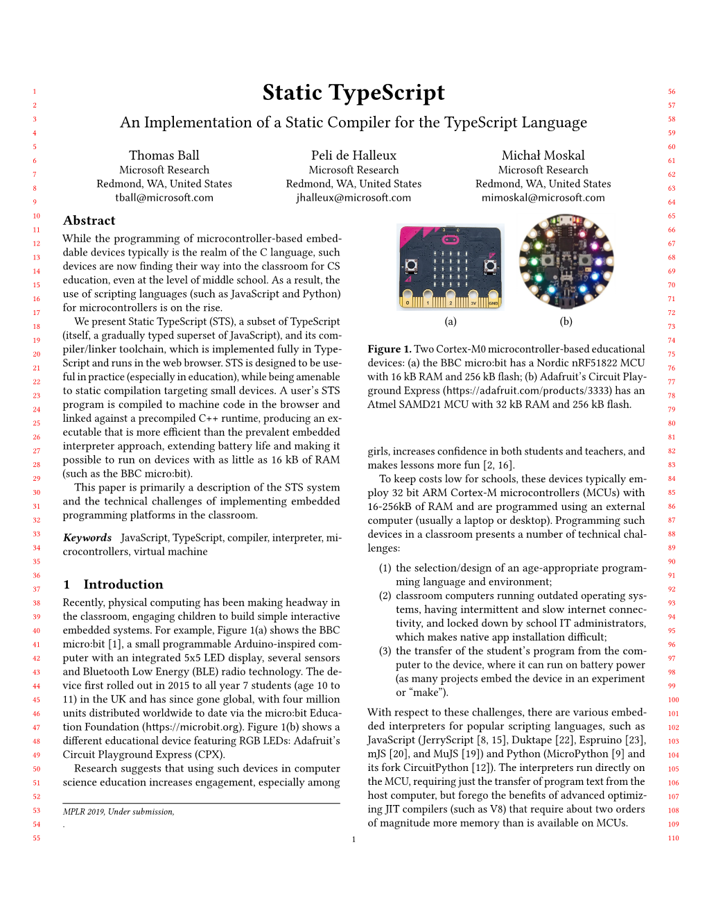 Static Typescript