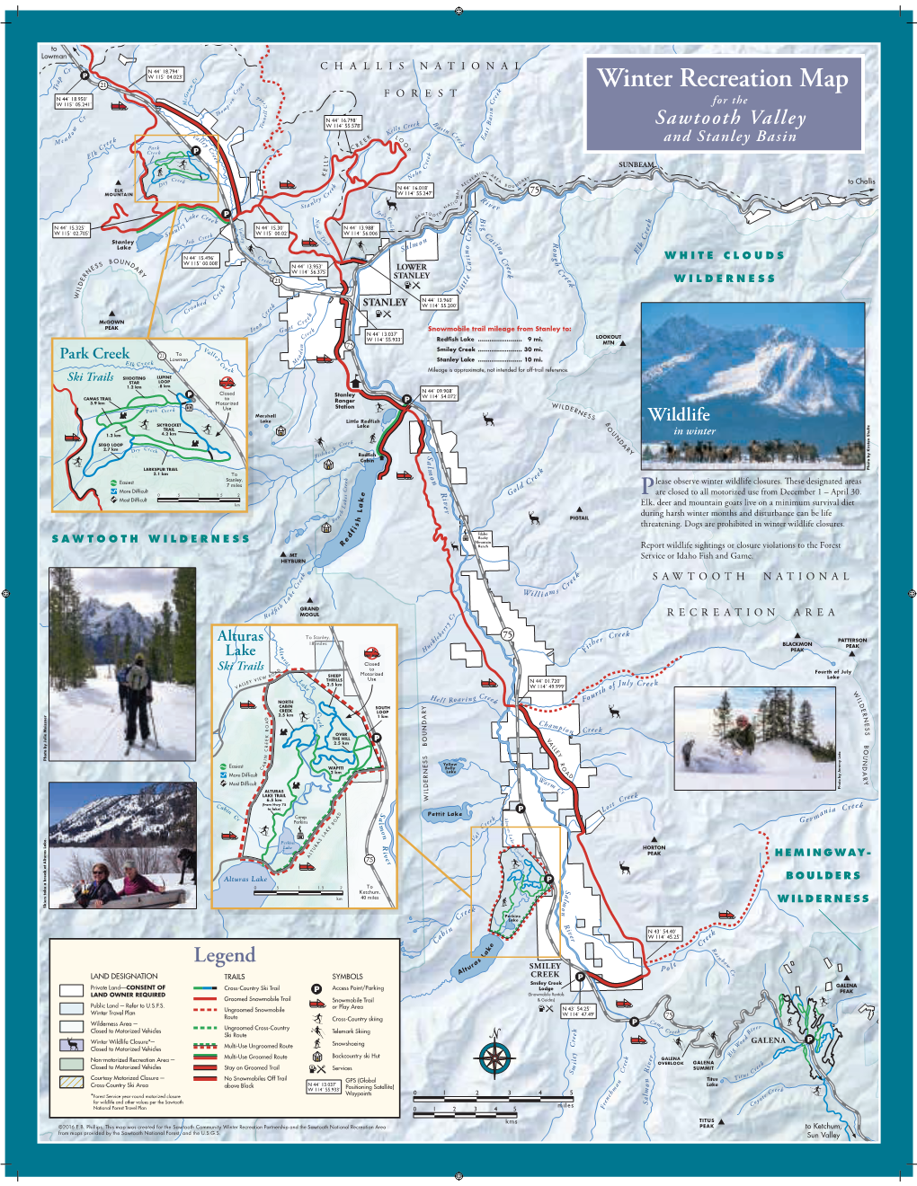 Winter Recreation Map