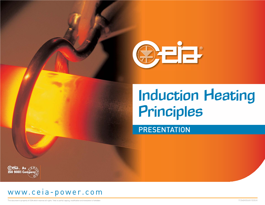 Induction Heating Principles PRESENTATION