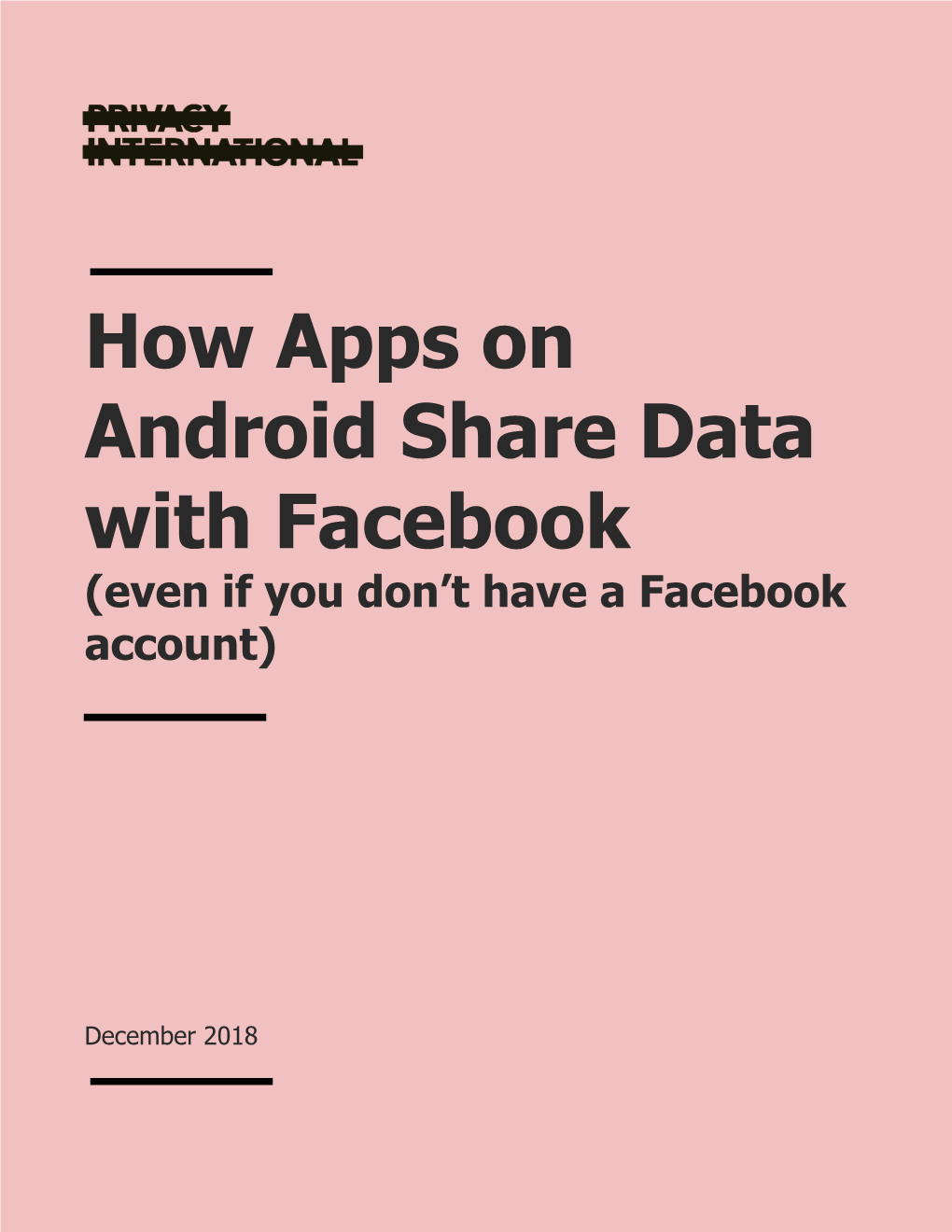 How Apps on Android Share Data with Facebook (Even If You Don’T Have a Facebook Account)