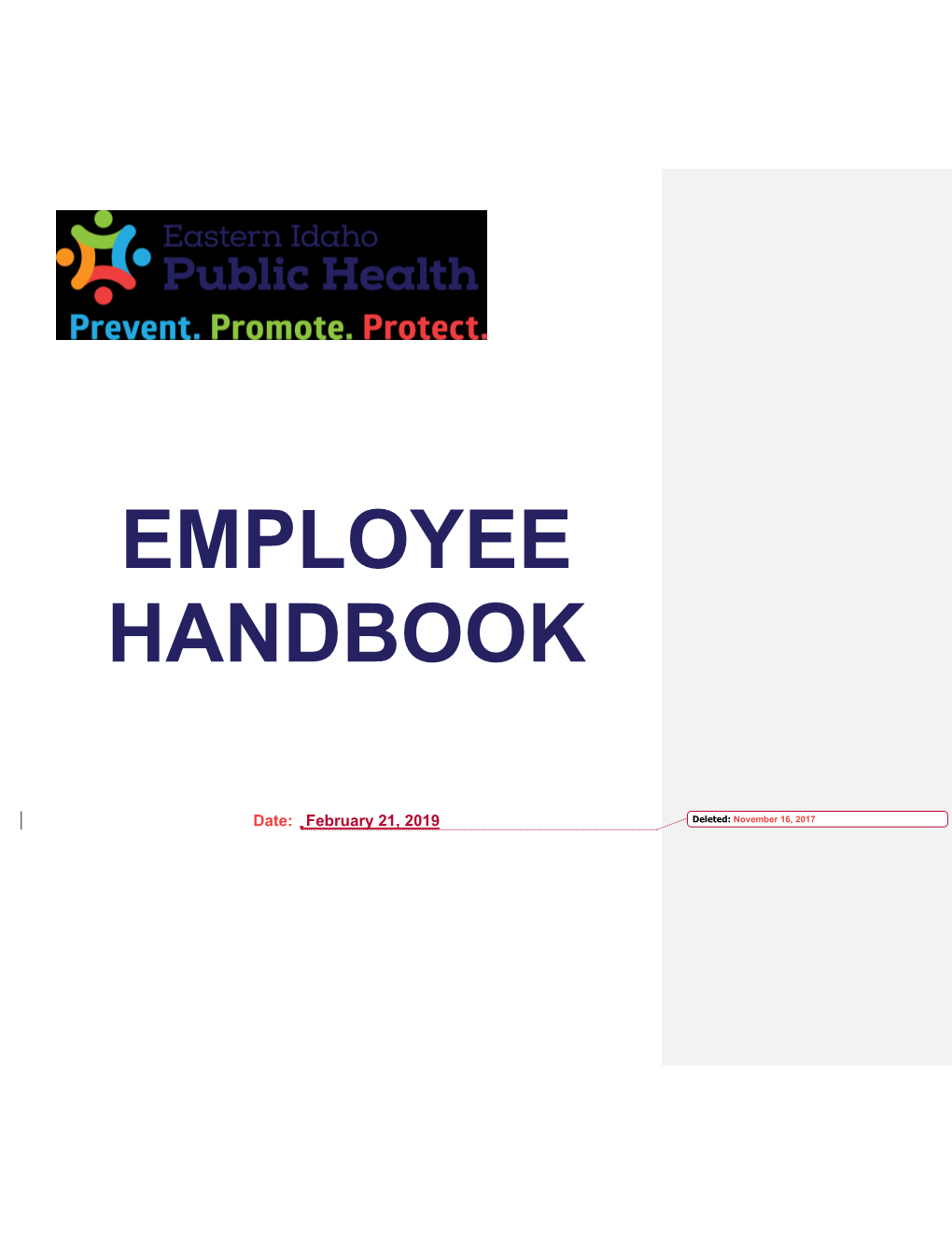 Employee Handbook