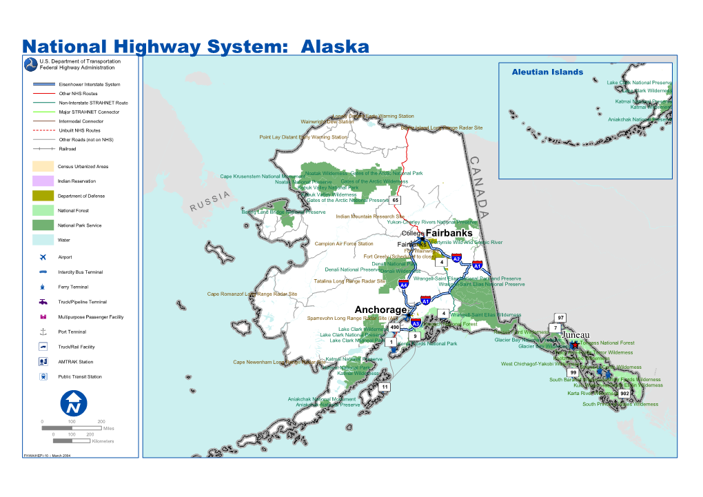 National Highway System: Alaska U.S