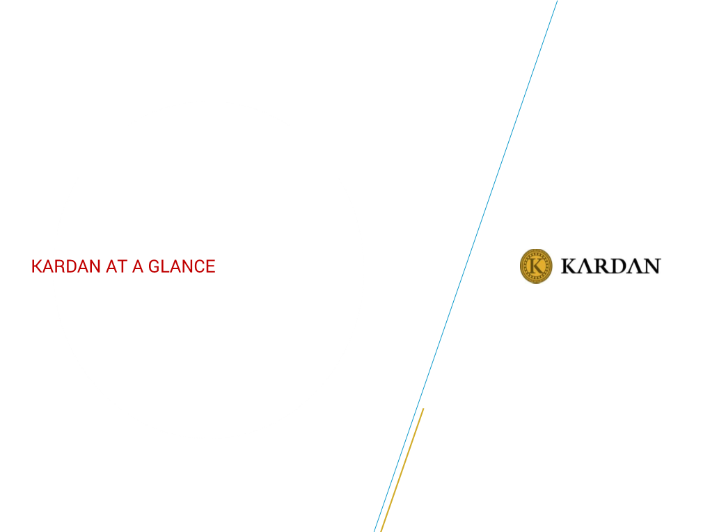 Kardan at a Glance About Kardan