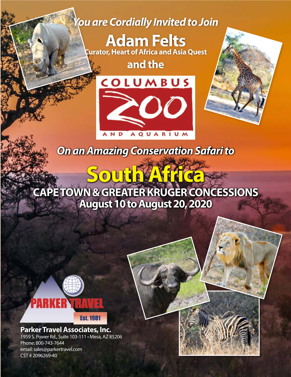 Columbus Zoo South Africa 2020