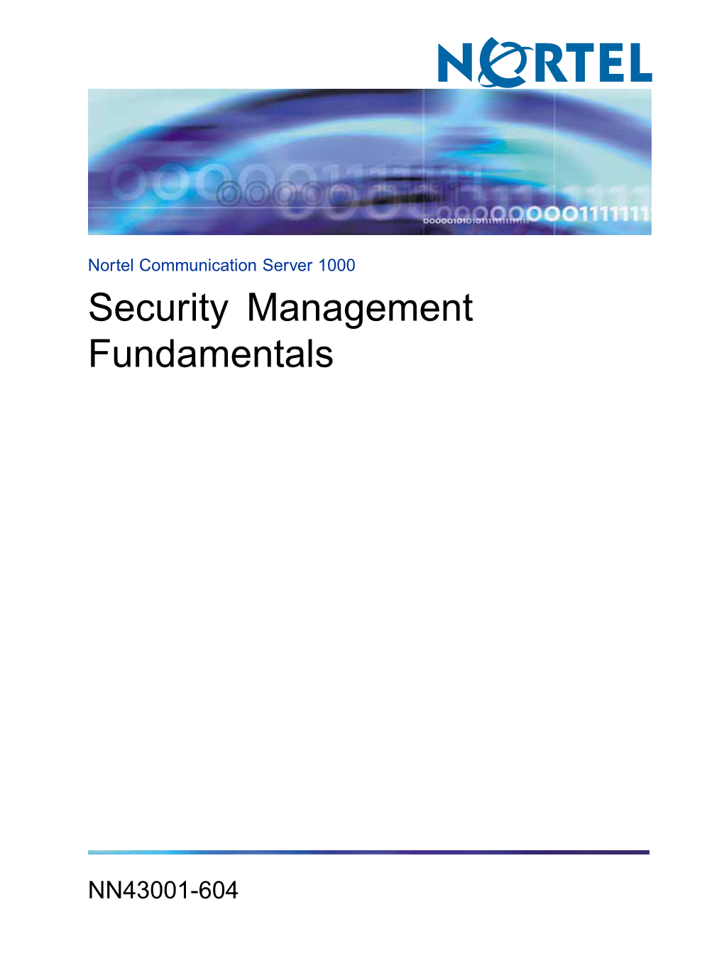 Security Management Fundamentals