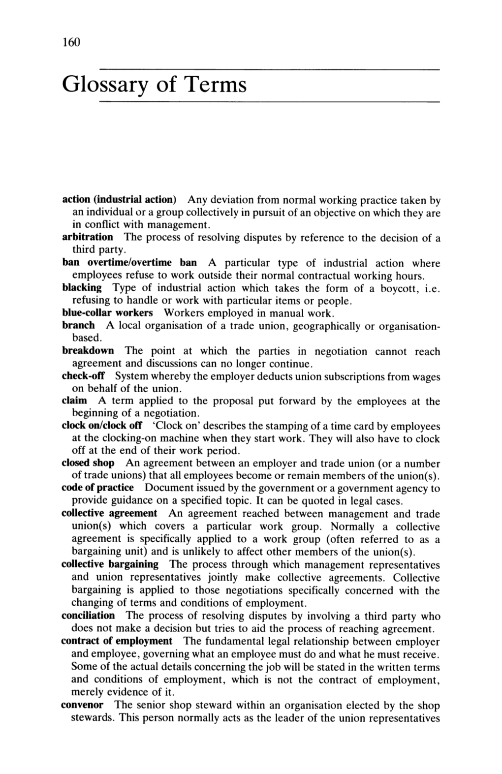 Glossary of Terms