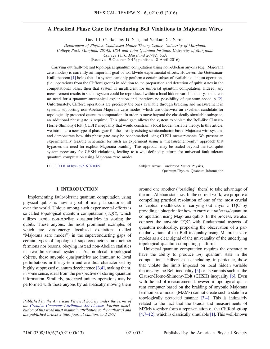 A Practical Phase Gate for Producing Bell Violations in Majorana Wires