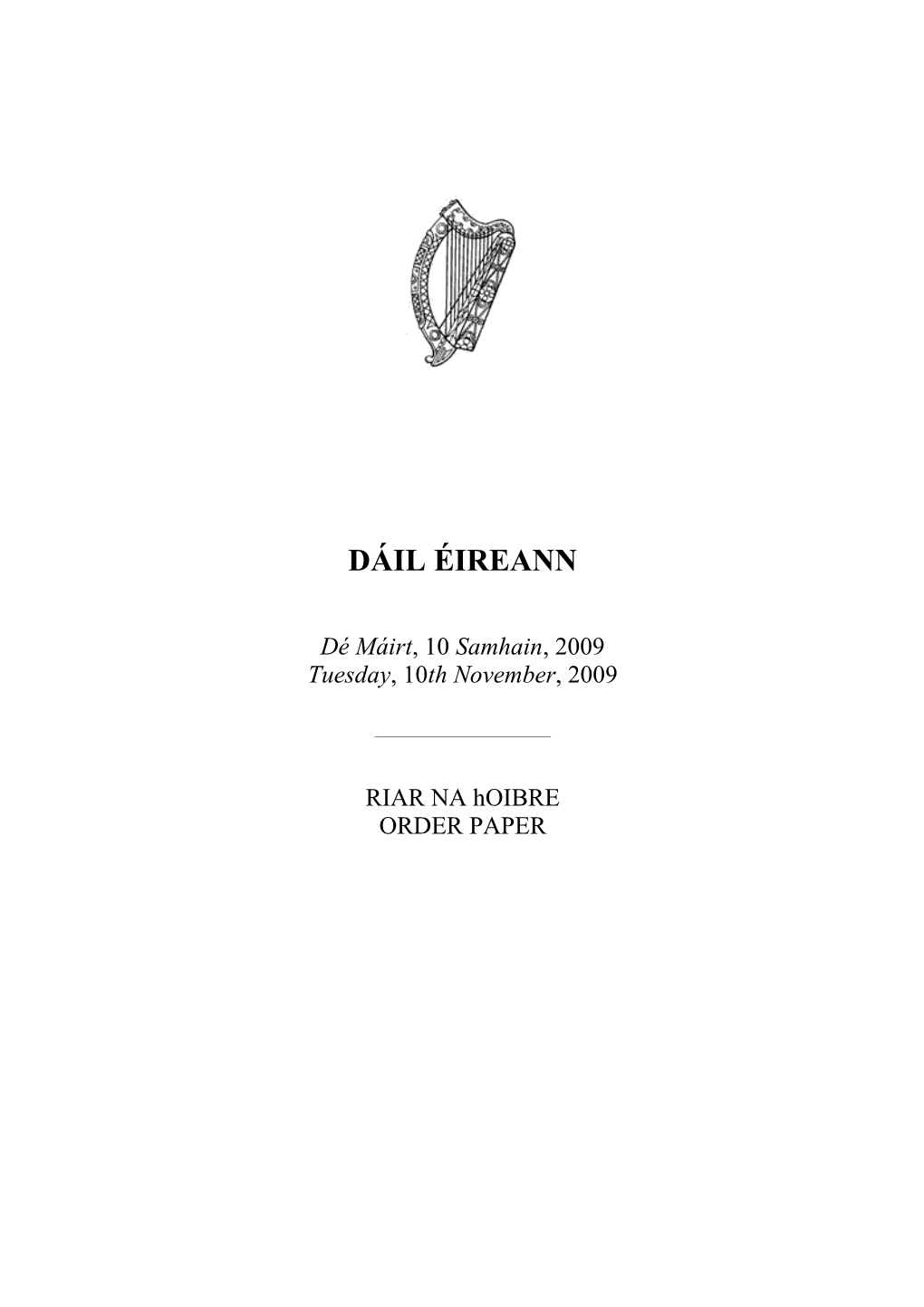 Dáil Éireann