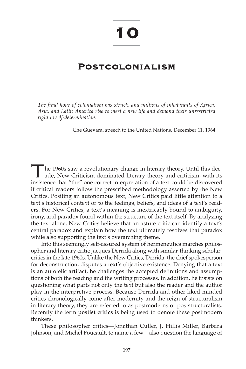 Postcolonialism