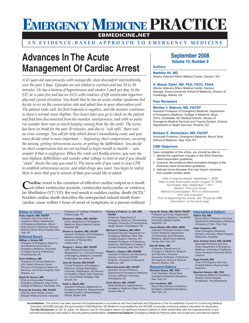 Advances in the Acute Management of Cardiac Arrest
