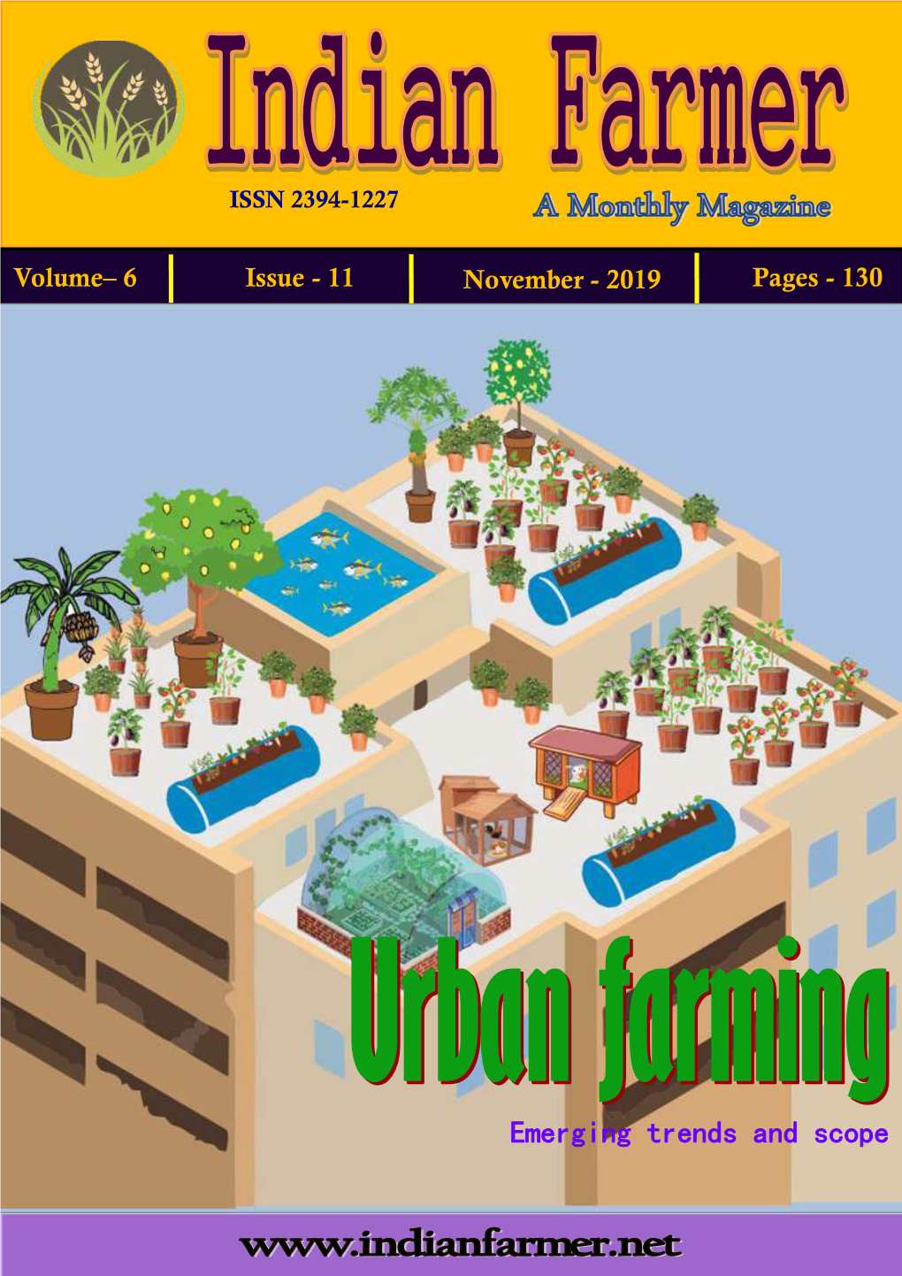 Urban Farming-Emerging Trends and Scope 709-717 Maneesha S