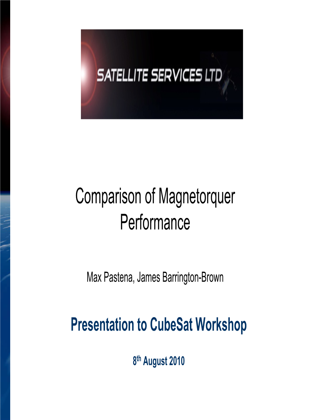 Comparison of Magnetorquer Performance