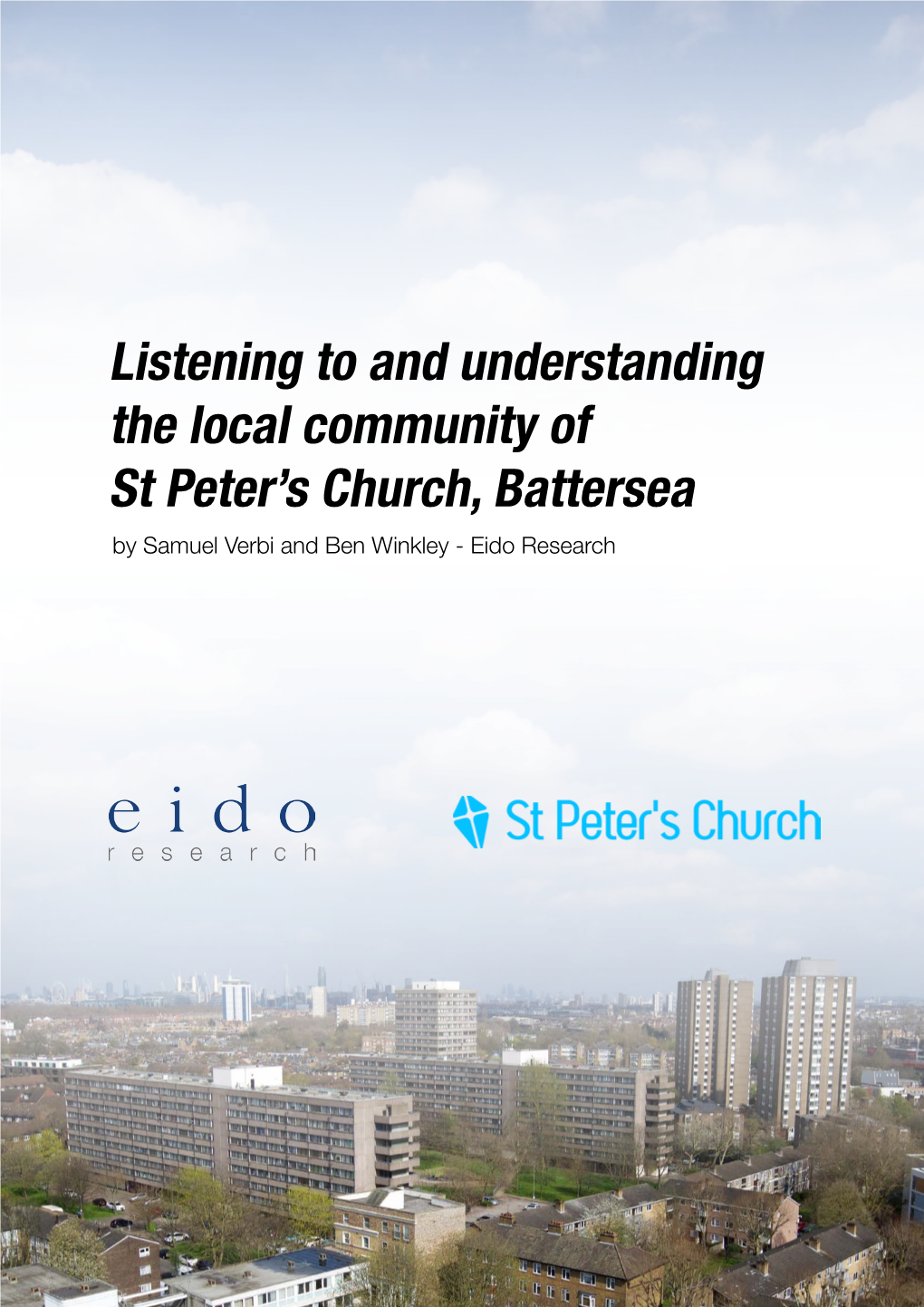 Listening to and Understanding the Local Community of St Peter's