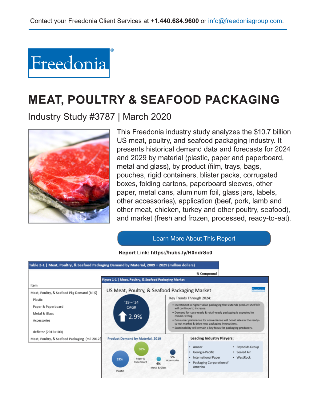 Meat, Poultry & Seafood Packaging