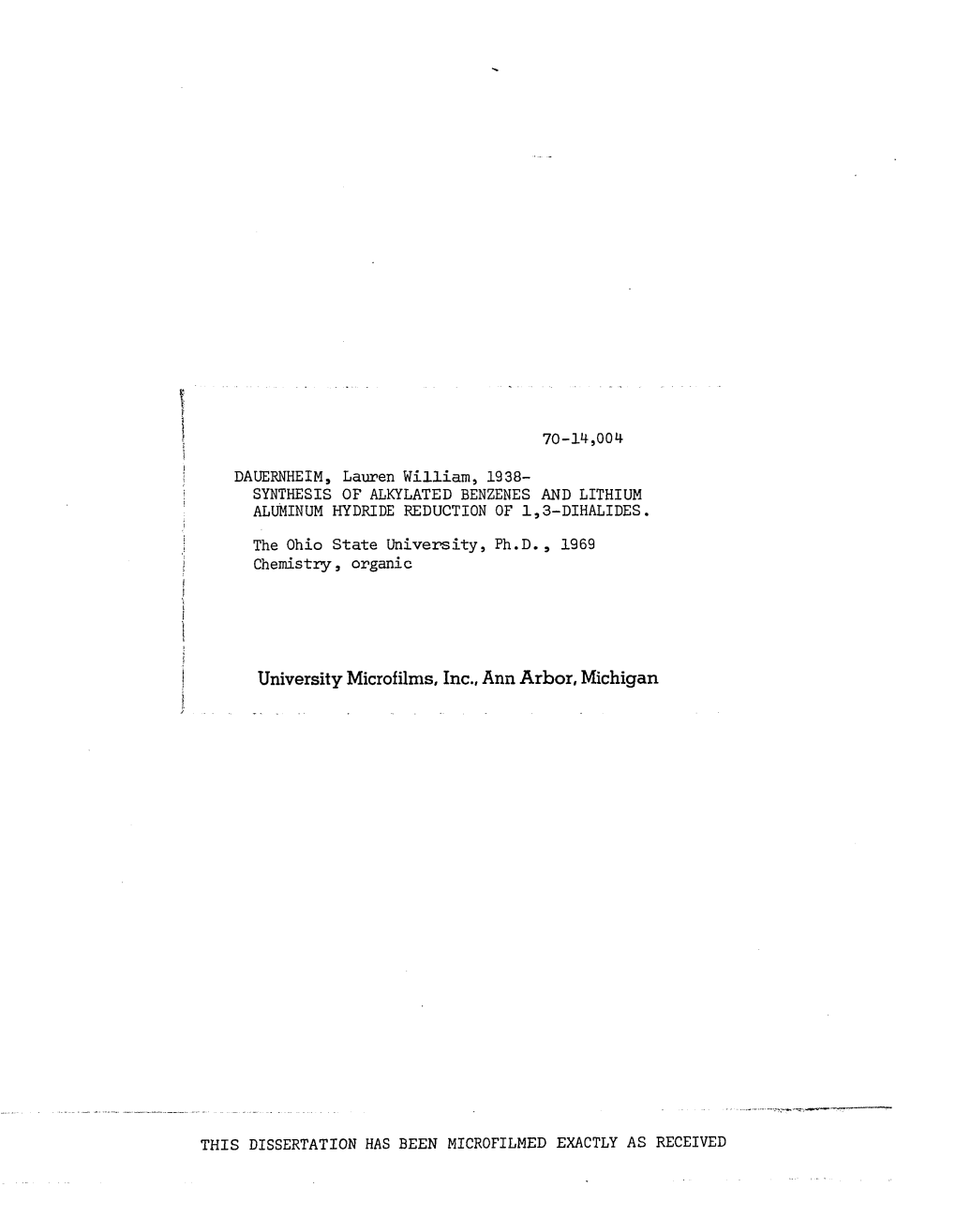 Synthesis of Alkylated Benzenes and Lithium Aluminium Hydride Reduction