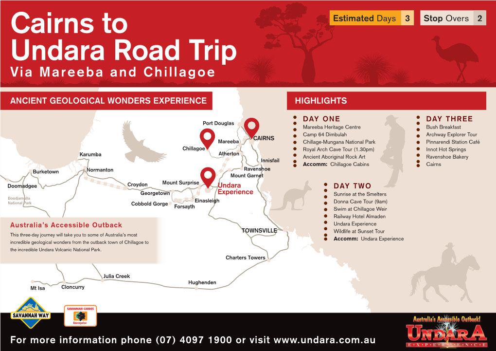 Cairns to Undara Road Trip