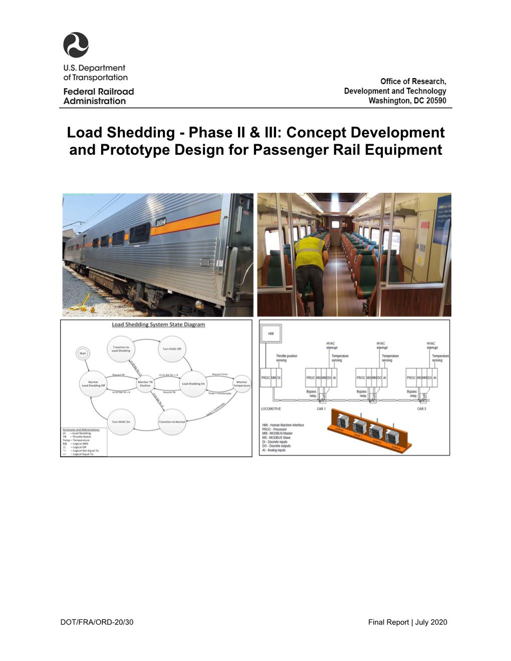 Load Shedding - Phase II & III: Concept Development and Prototype Design for Passenger Rail Equipment