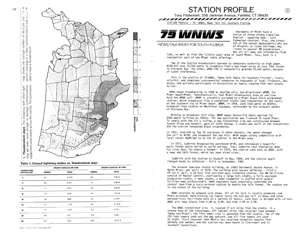 Station Profile
