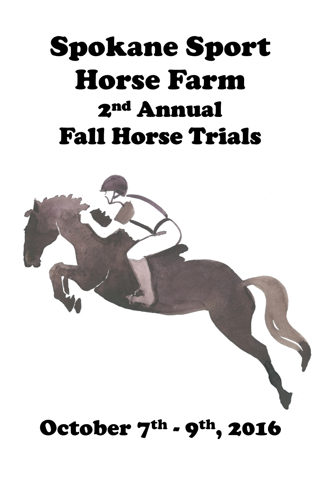 2Nd Annual Fall Horse Trials