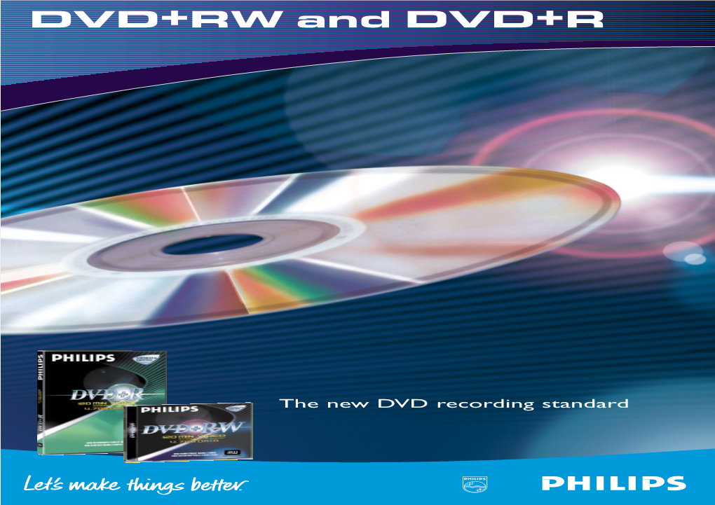 The New DVD Recording Standard