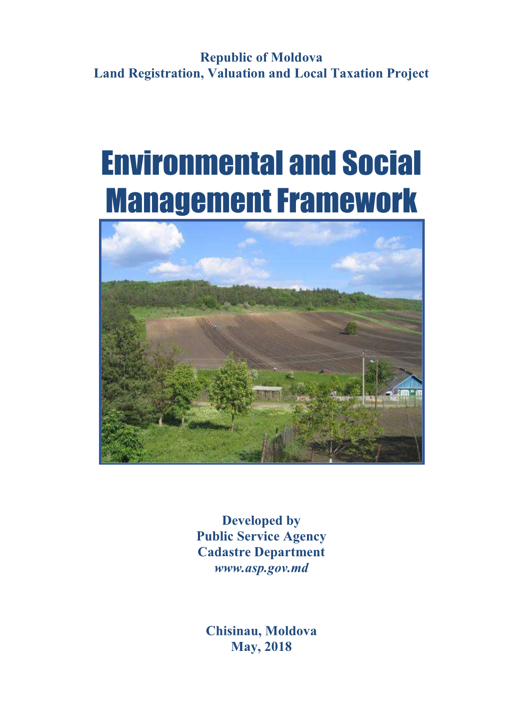 Environmental and Social Management Framework