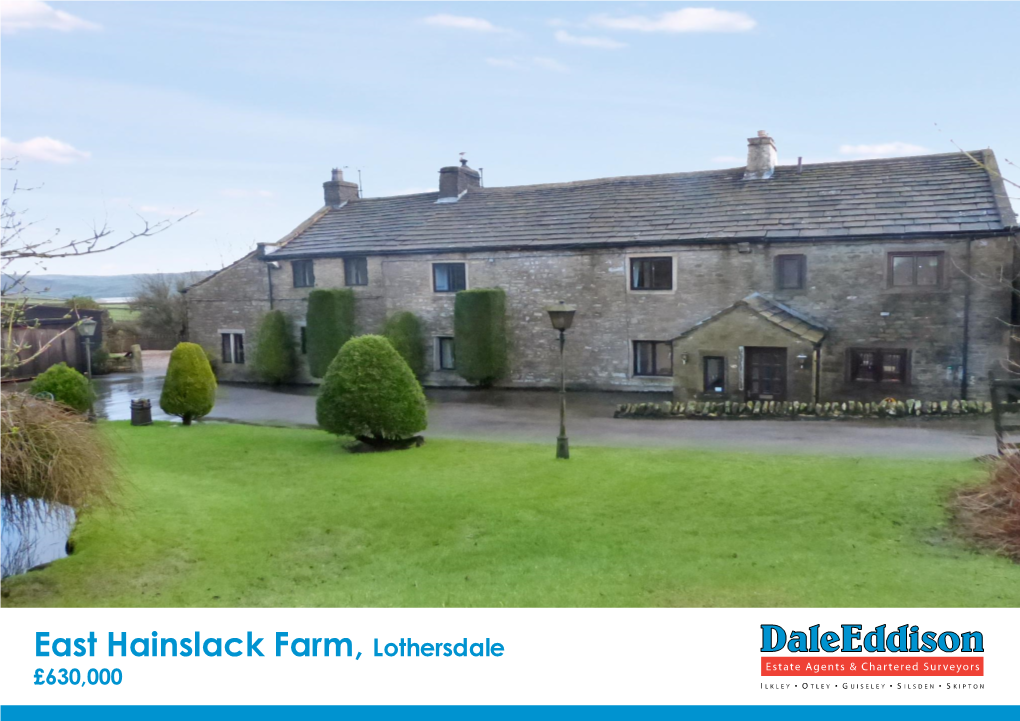 East Hainslack Farm, Lothersdale