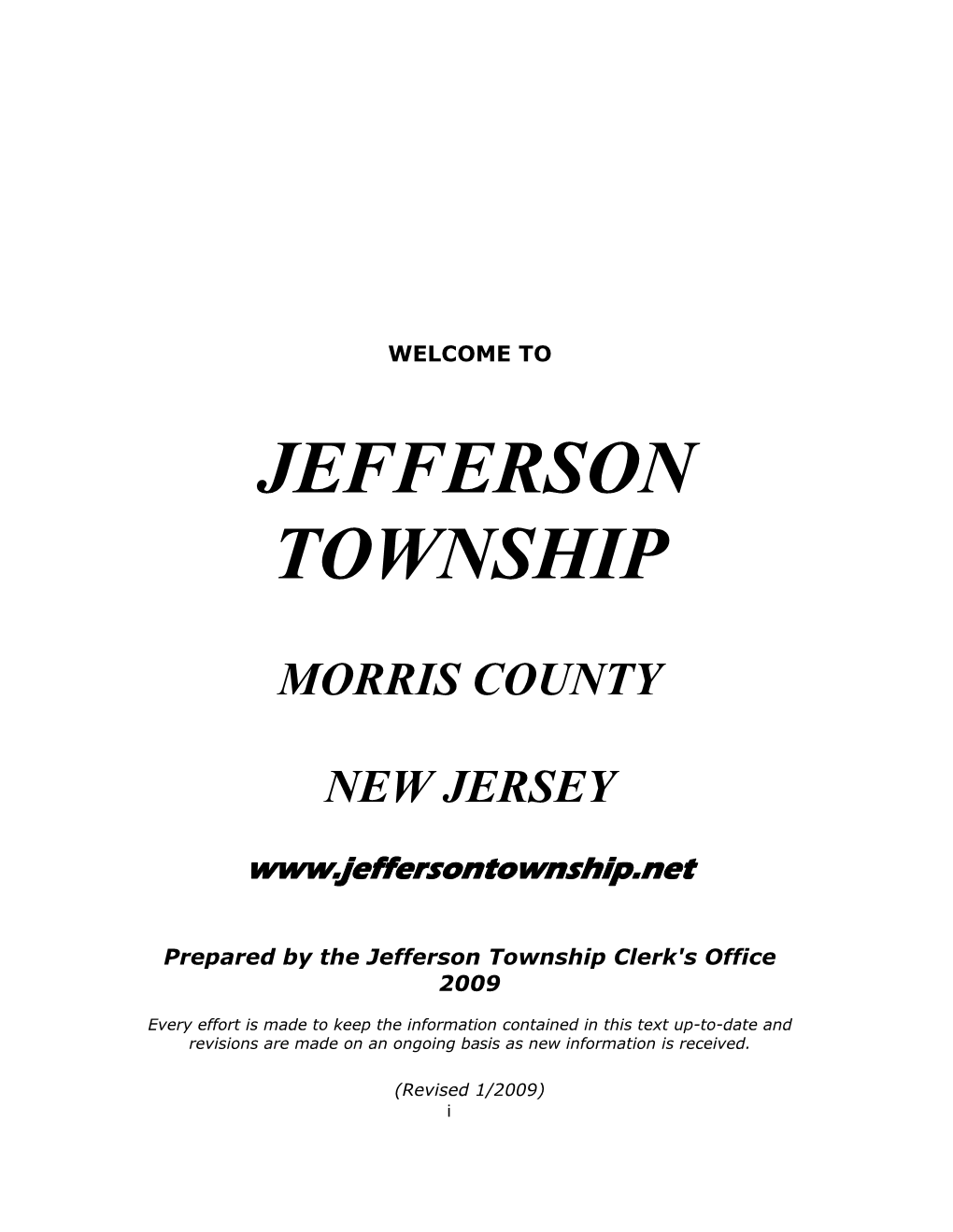 Jefferson Township Municipal Building and the Public Library