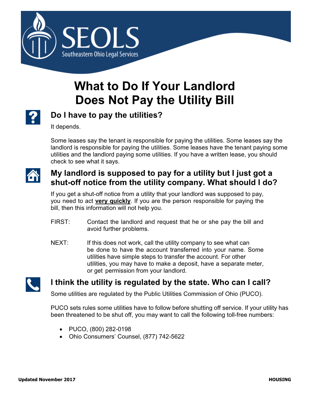 What to Do If Your Landlord Does Not Pay the Utility Bill