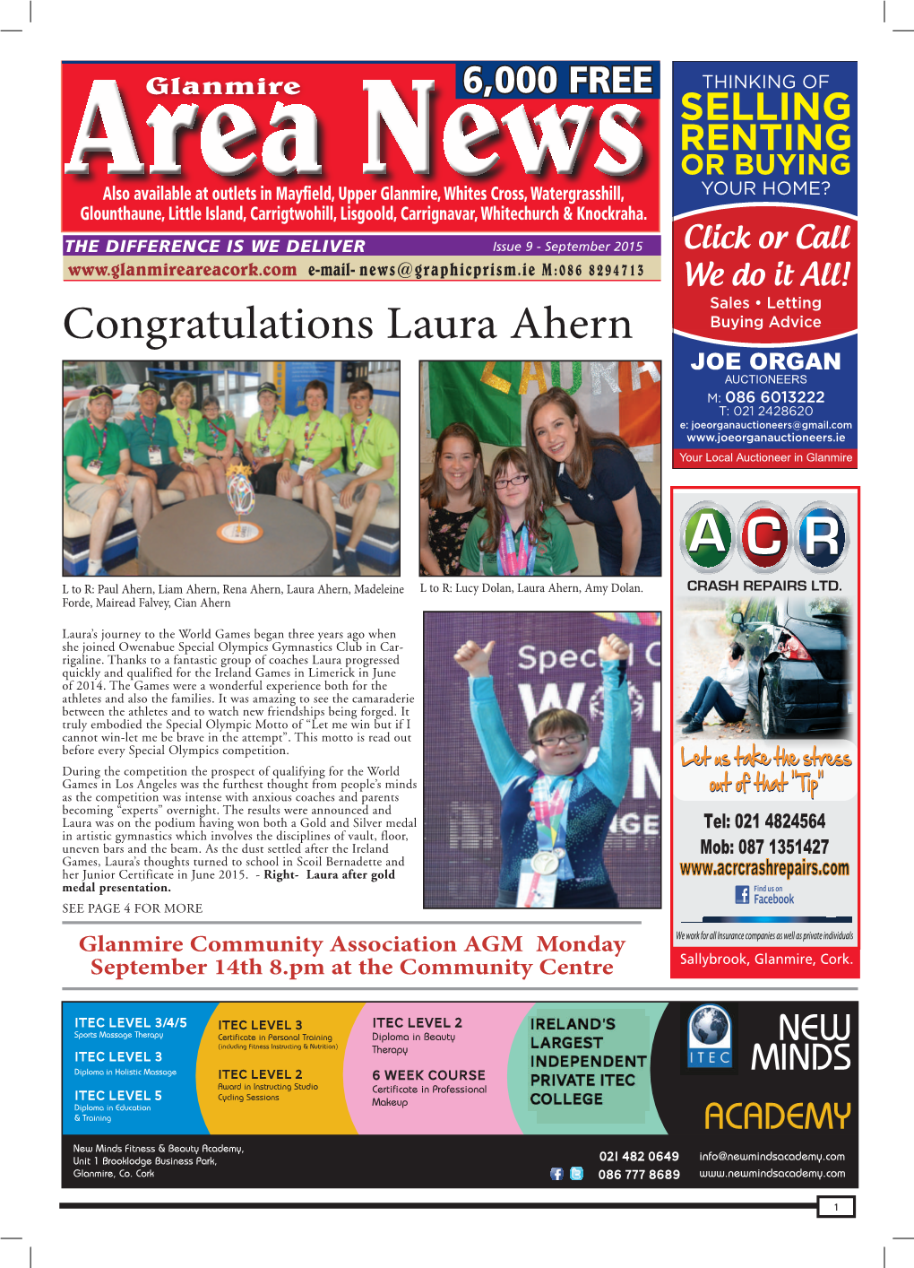 Congratulations Laura Ahern